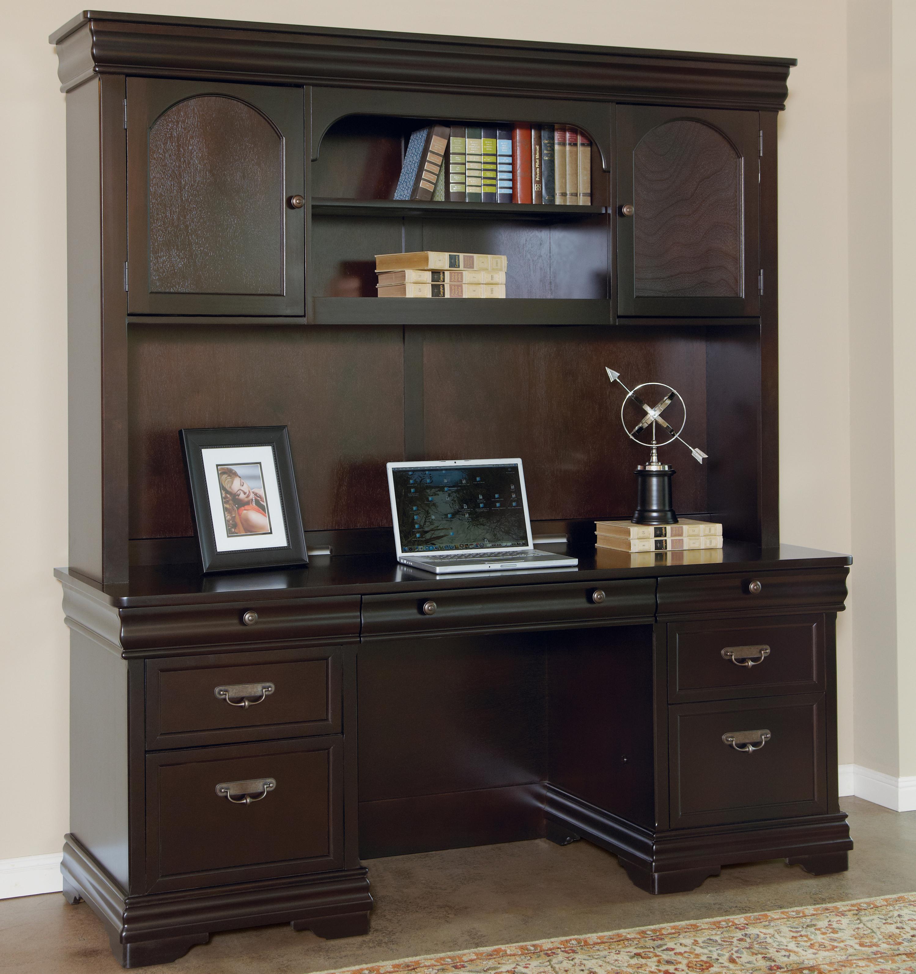 Martin Home Furnishings Beaumont BT689 Kneehole Credenza w/ 7 Drawers